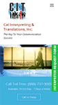 Mobile Screenshot of calinterpreting.com